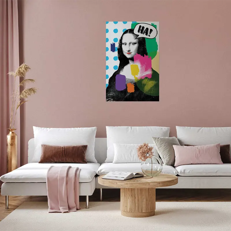 affiche déco Mona isa pop art sans marge