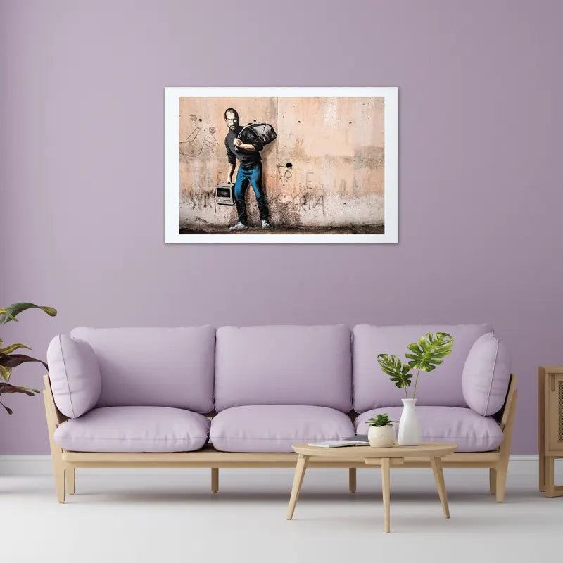 Affiche décorative de Steve Jobs de Banksy