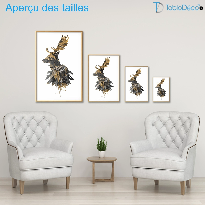 Poster Cerf des Bois