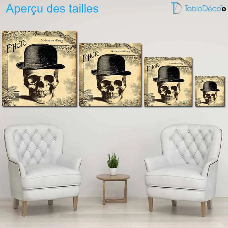 Grand Cadre Tête de Mort