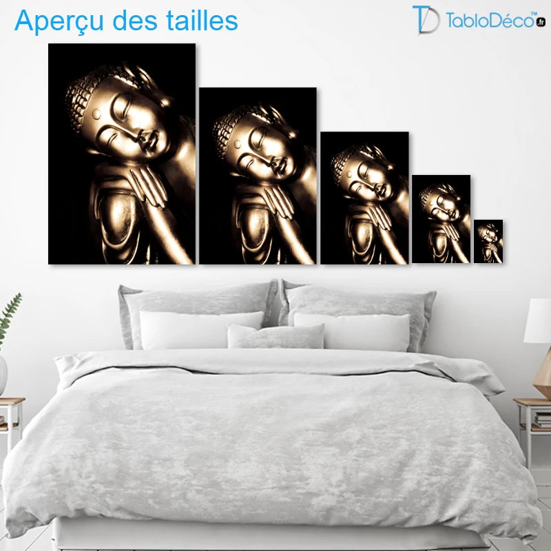 Aperçu de tailles du Grand Tableau Bouddha