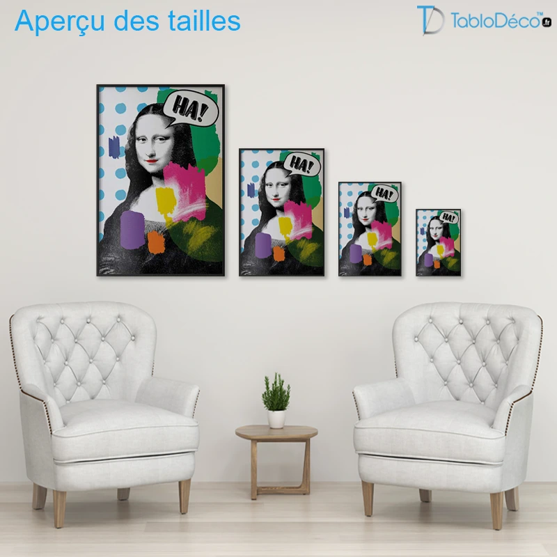 Poster Mona Lisa Pop Art