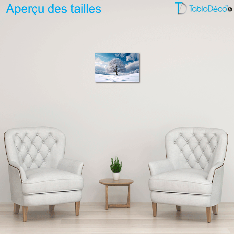 Tableau Arbre en Hiver