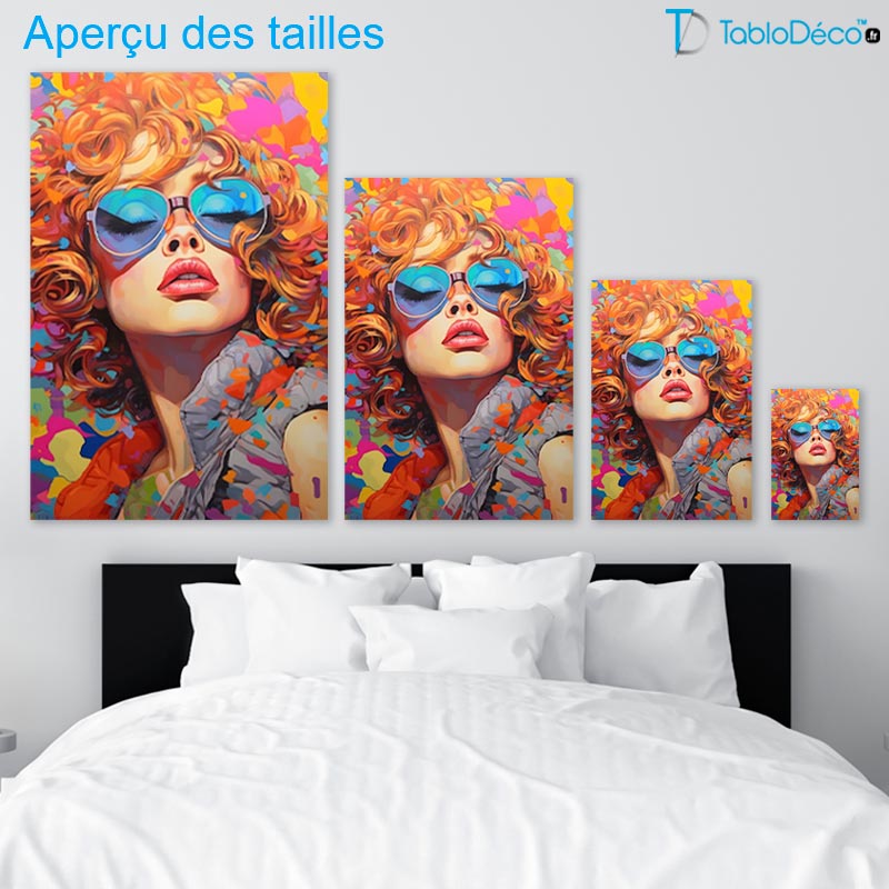 Tableau Femme des années 70's
