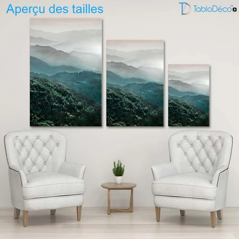 Tableau Forêt Scandinave