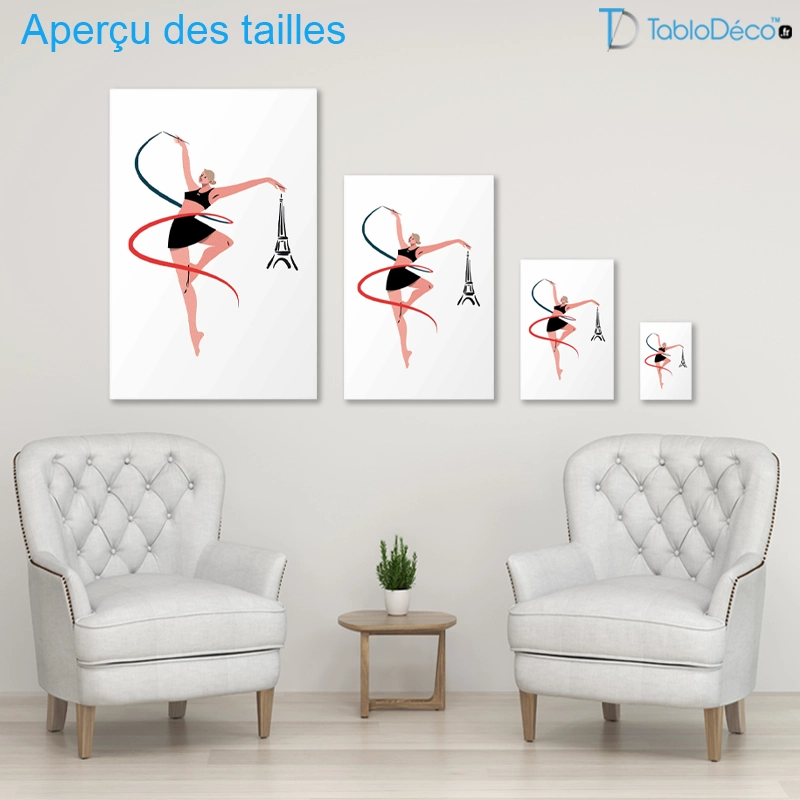 Tableau Gymnaste Rythmique (JO 2024)