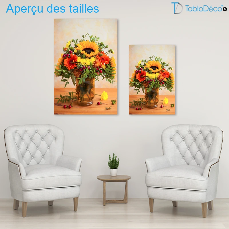 Tableau Vase avec des Fleurs