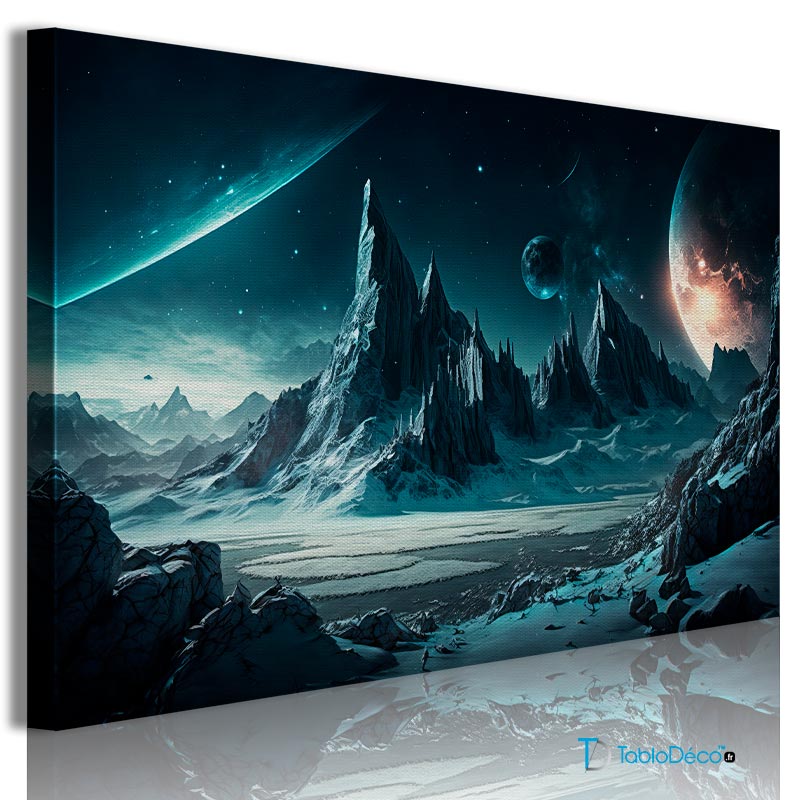 Acheter une Décoration Murale avec une Planète - TabloDéco.fr