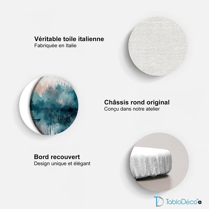 Tableau Rond - Iris (Van Gogh)