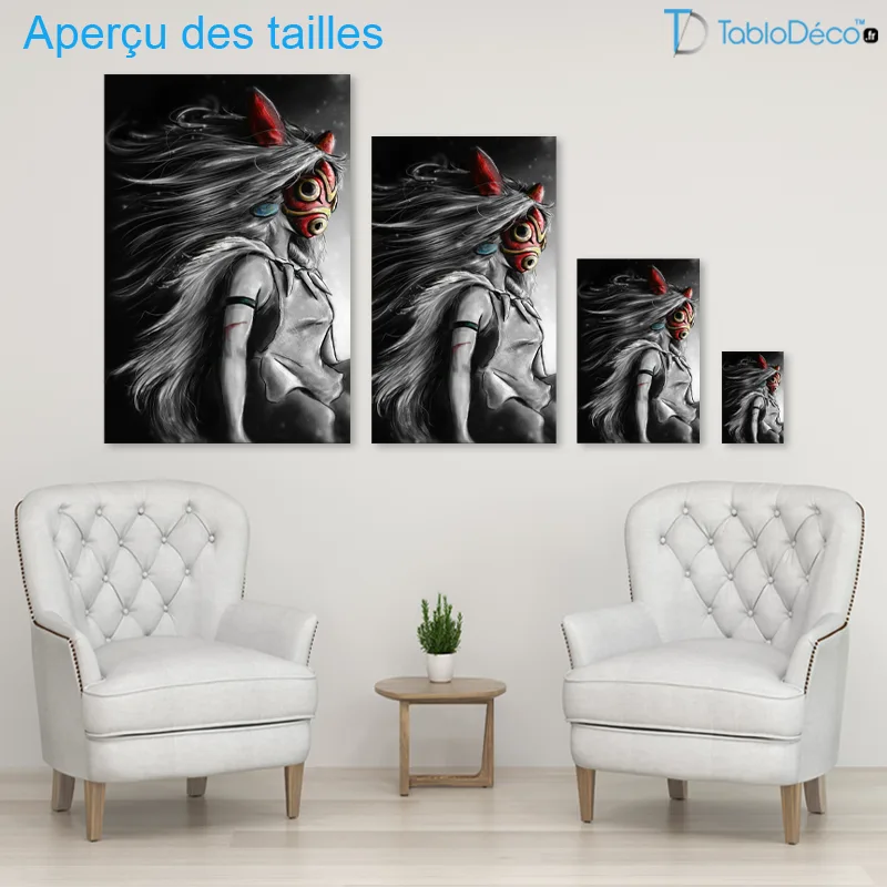 Tableau Princesse Mononoké