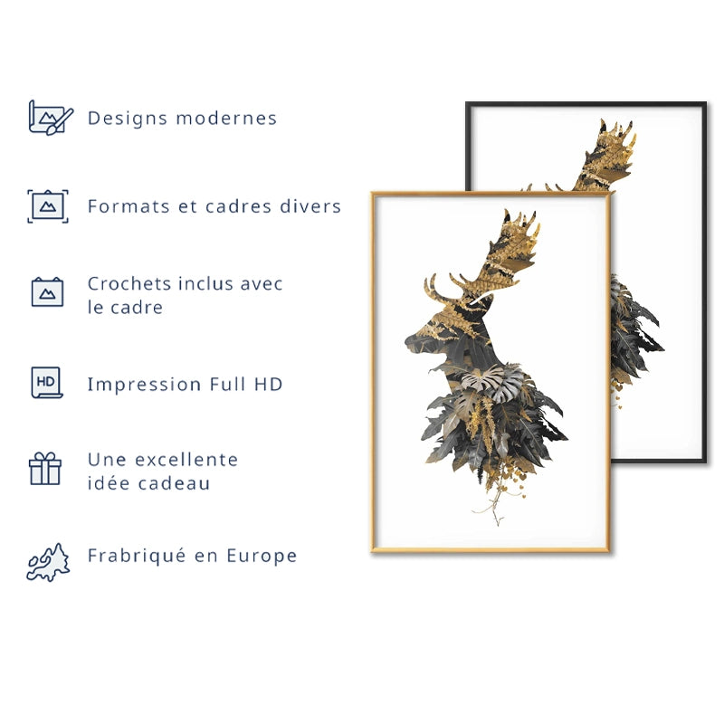 Poster Cerf des Bois