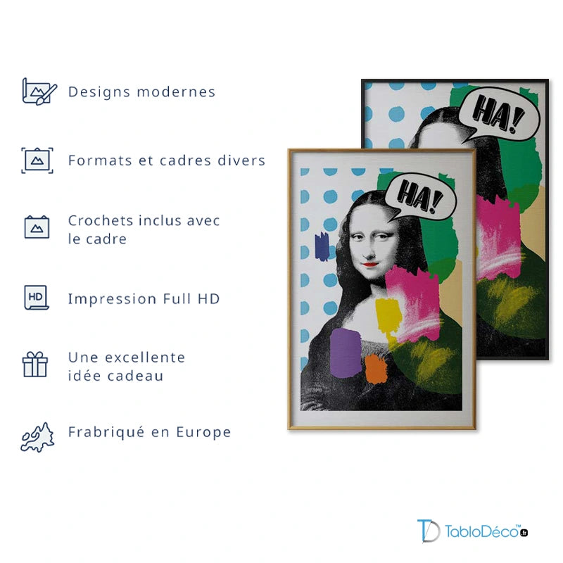 Poster Mona Lisa Pop Art