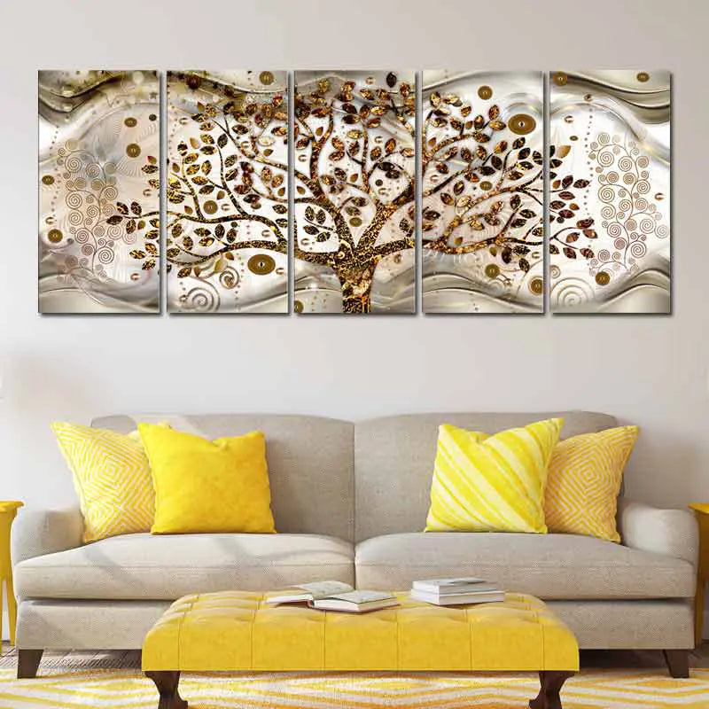 Tableau Arbre Doré