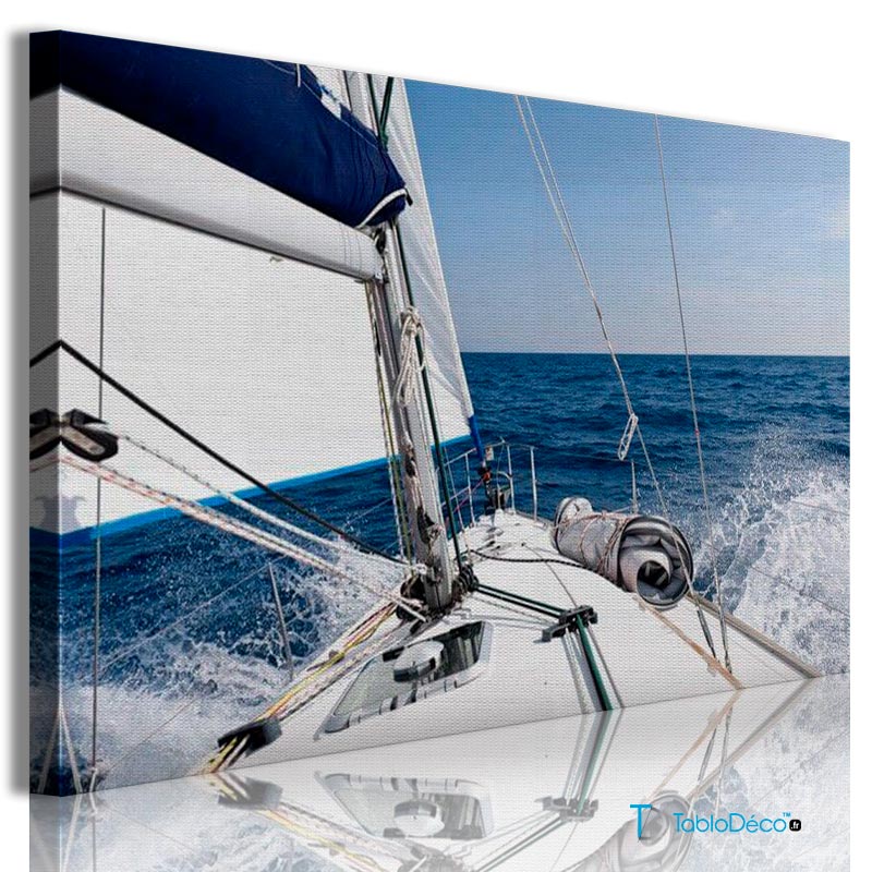 Tableau Bateau en Mer - TabloDéco.fr