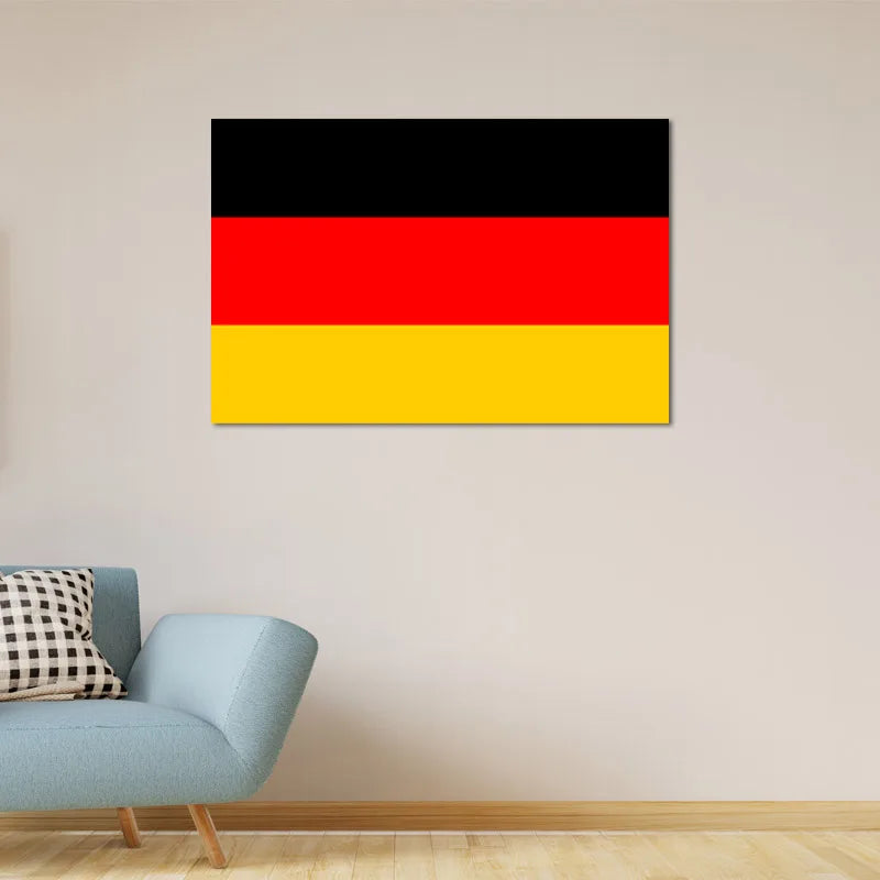 Drapeau Allemand sur toile imprimée - TabloDéco.fr