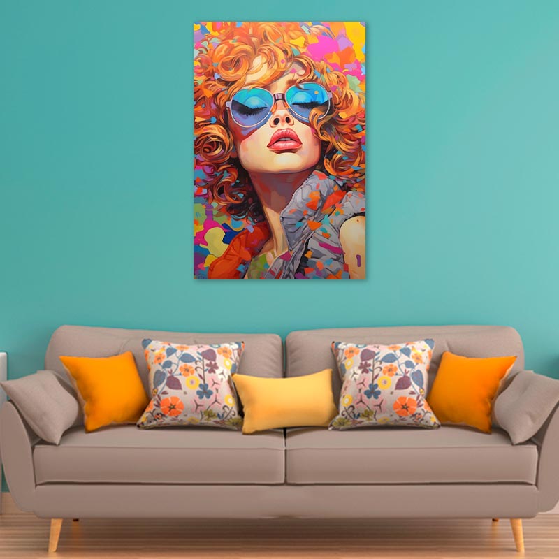 Tableau Femme Année 70 - TabloDéco.fr