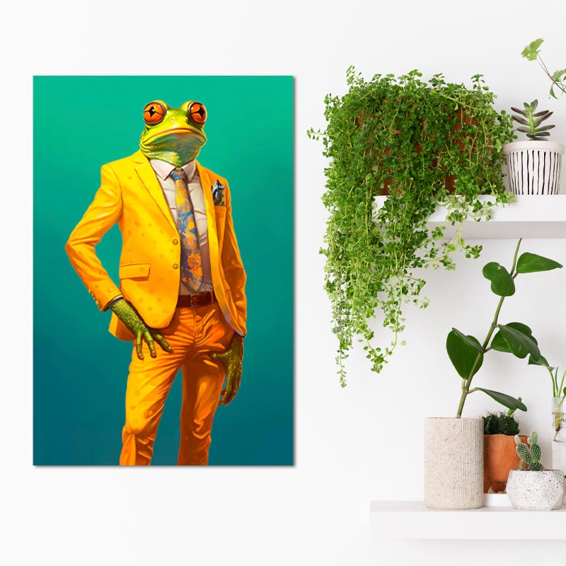 Tableau Froggie Gentelmen - TabloDéco.fr