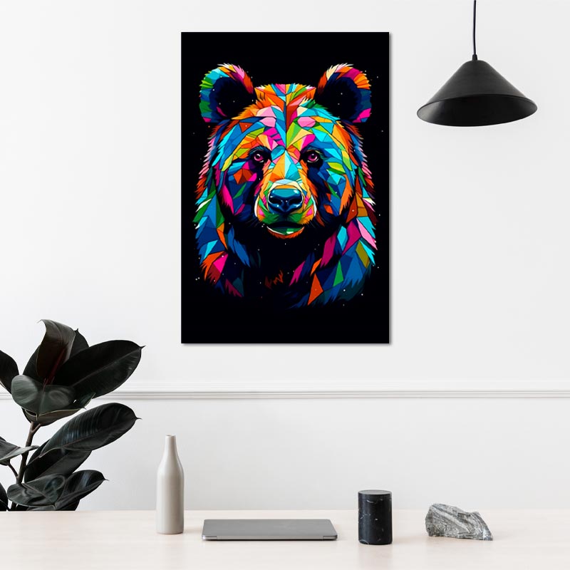 Tableau Ours Pop Art - TabloDéco.fr