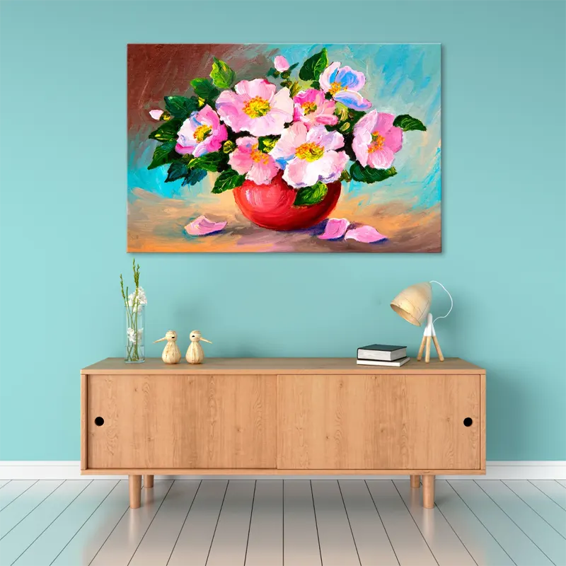 Tableau Peinture Bouquet de Fleurs - TabloDéco.fr