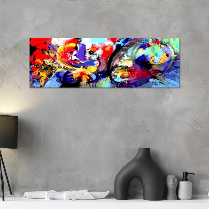 Tableau Peinture Originale Panoramique - TabloDéco.fr