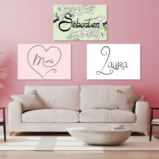 Tableau Prénom Personnalisé