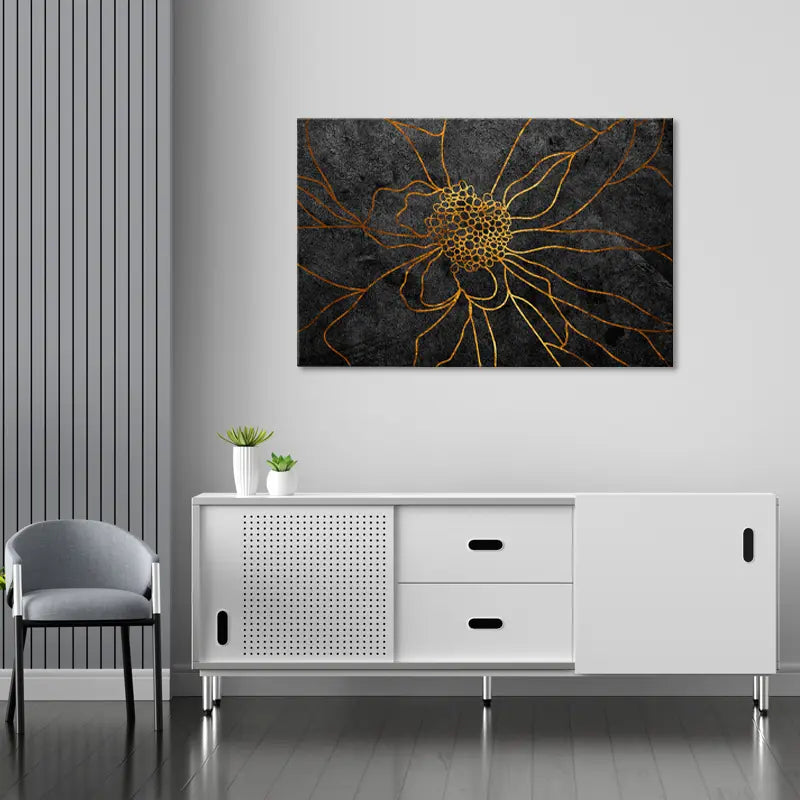 Tableau sur toile Fleur Moderne