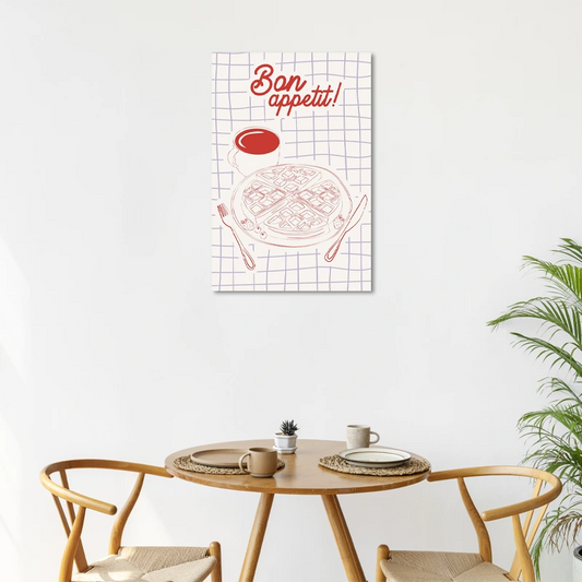 Toile décorative Cuisine - Bon appétit !