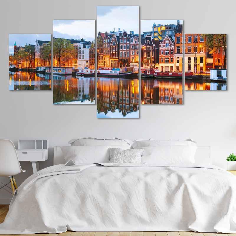 Tableau en 5 parties de Amsterdam