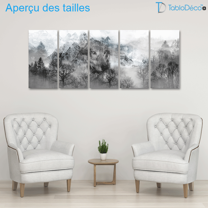Tableau Prédateur dans la Montagne