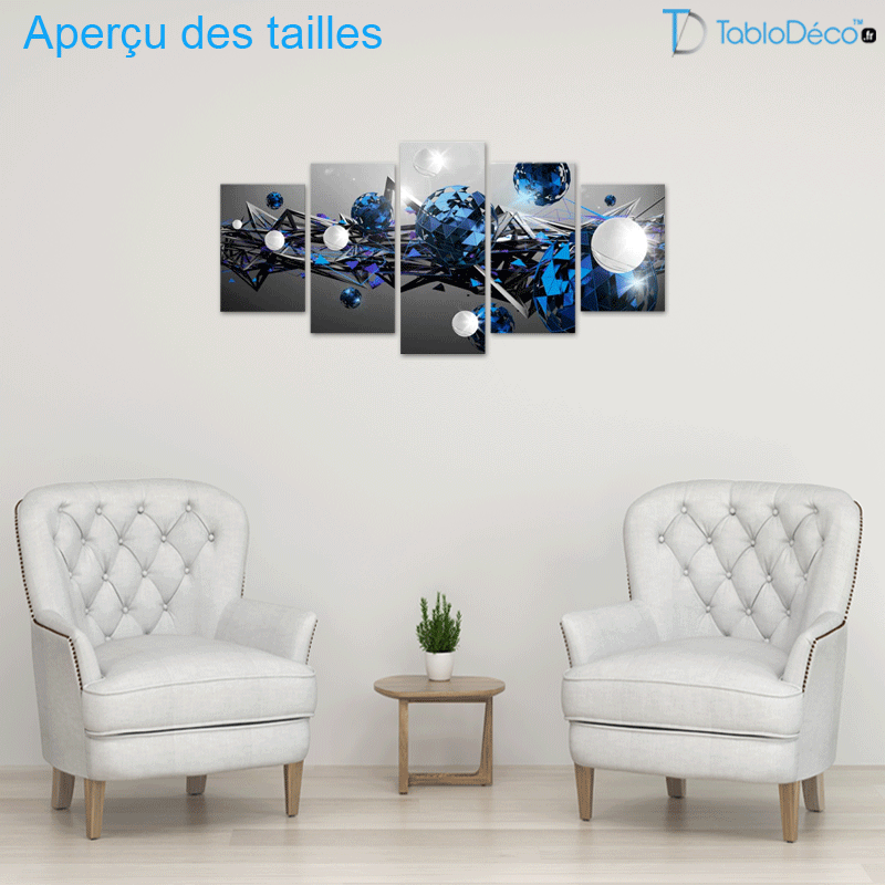 Tableau Abstrait Formes Géométriques