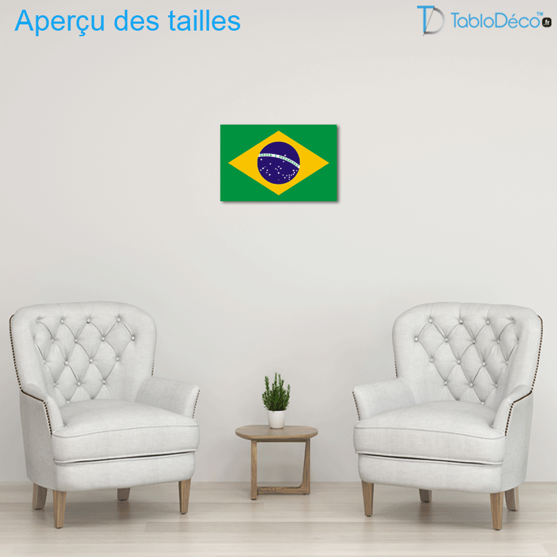 Tableau Drapeau Brésilien