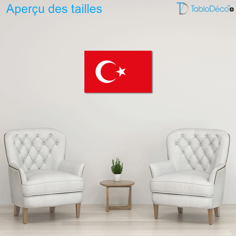 Tableau Drapeau Turc