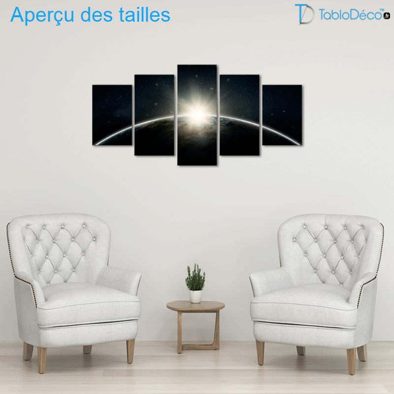 Tableau Soleil Levant