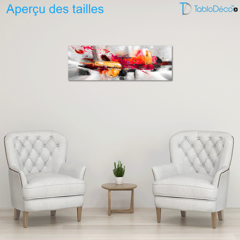 Tableau Panoramique Art Abstrait