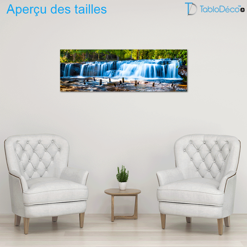 Tableau Panoramique Cascade