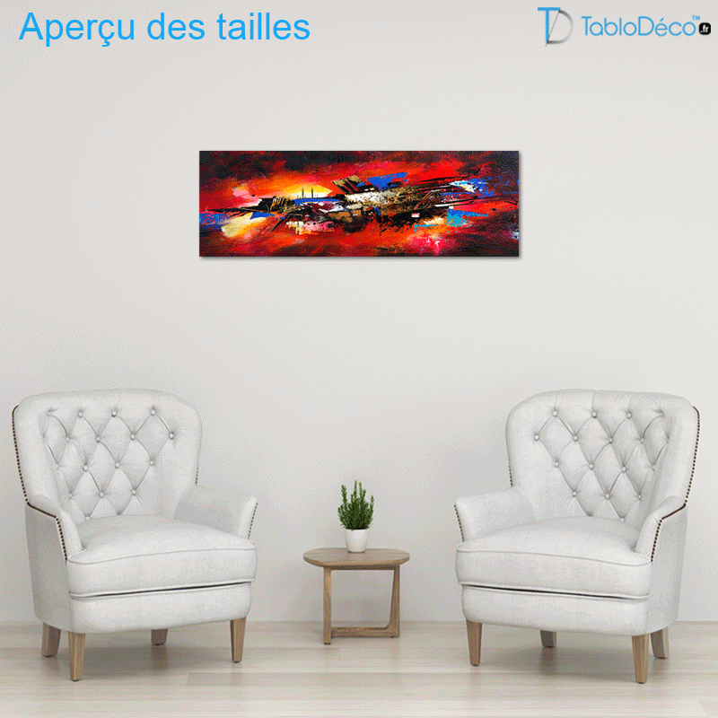 Tableau Peinture Panoramique