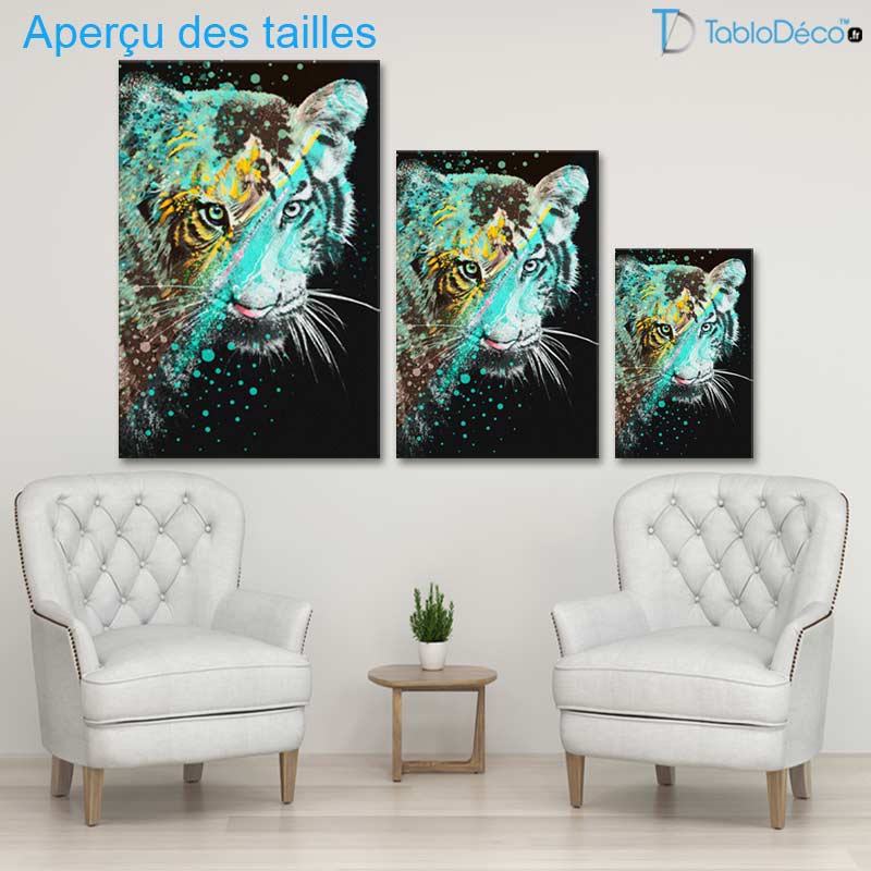 Tableau Tigre Street Art