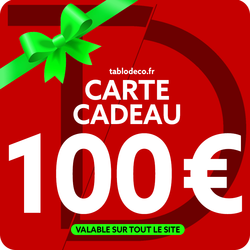 Carte-cadeau 100€ - TabloDéco