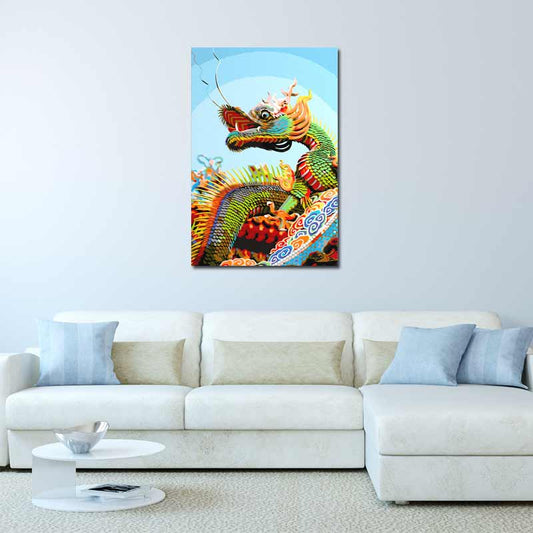 Peinture par numéros Dragon Coloré