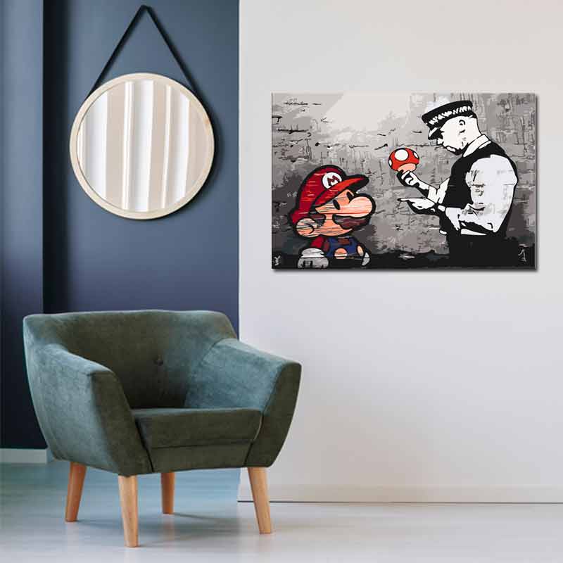 Kit de Peinture par numéro Mario Banksy