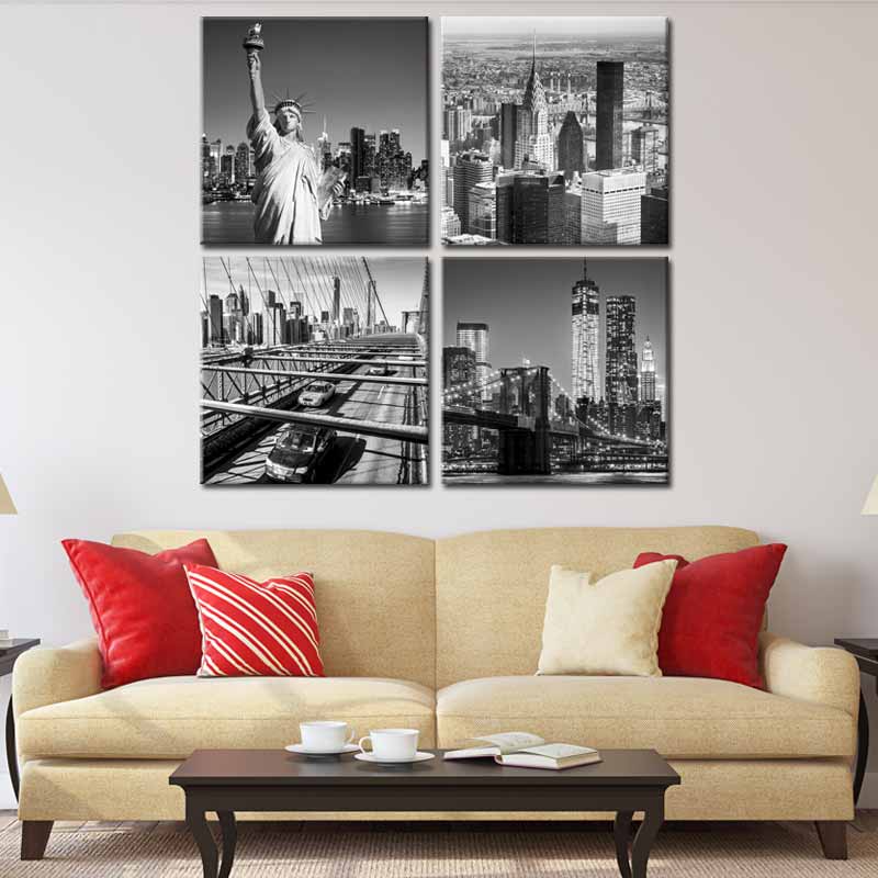 Petits Tableaux New York Noir et Blanc