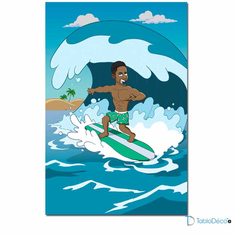 Portrait Personnalisé dans le style des Simpson