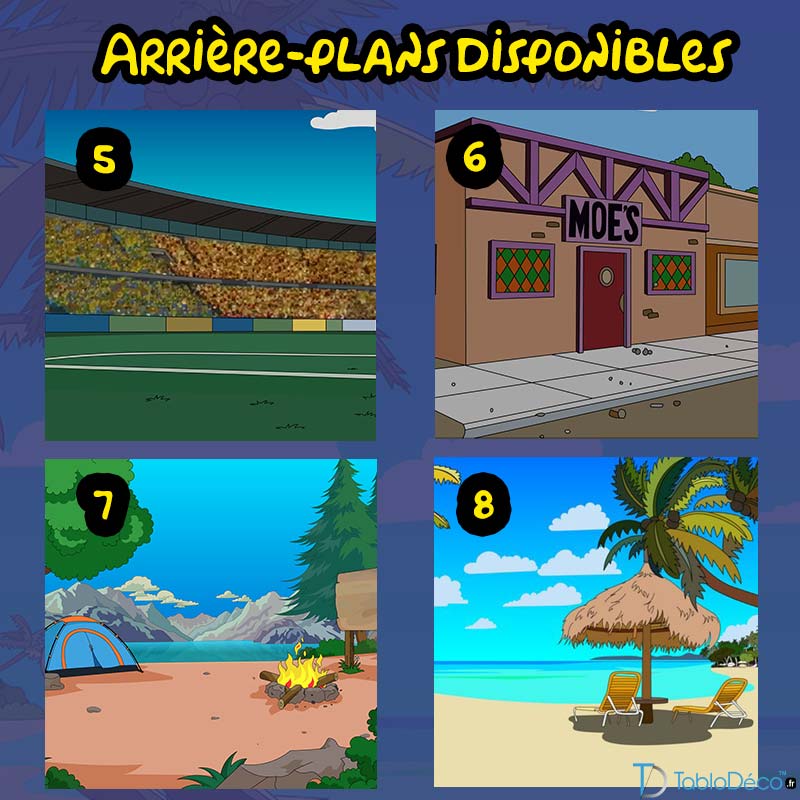 Tableau Simpson Personnalisé