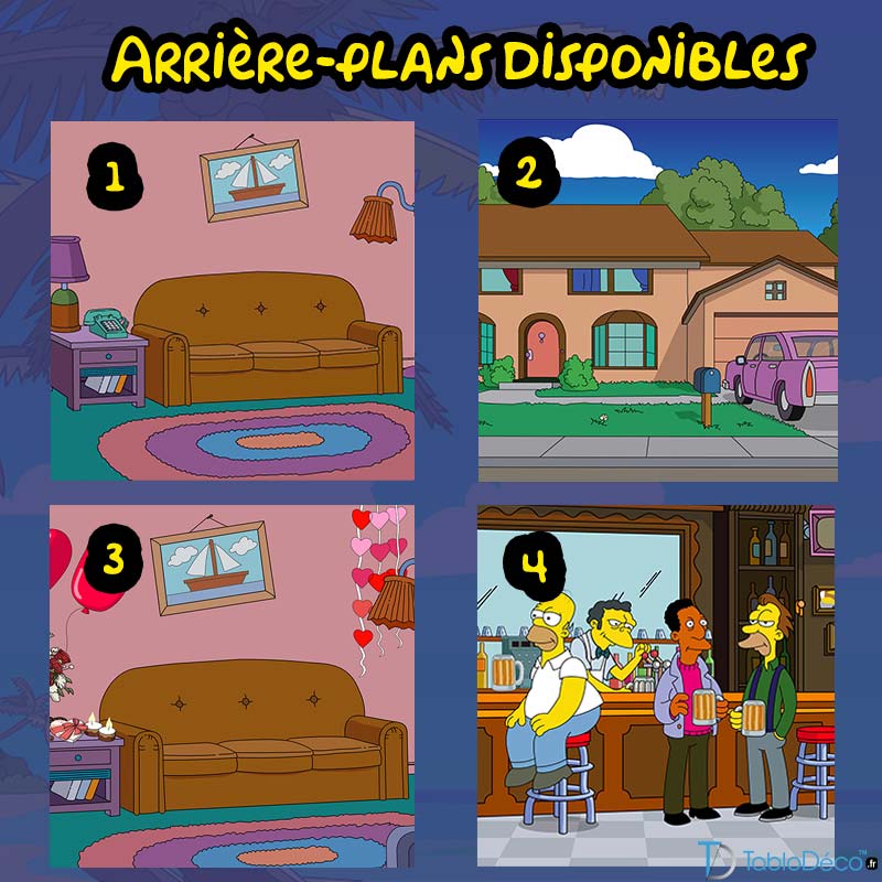 Tableau Simpson Personnalisé