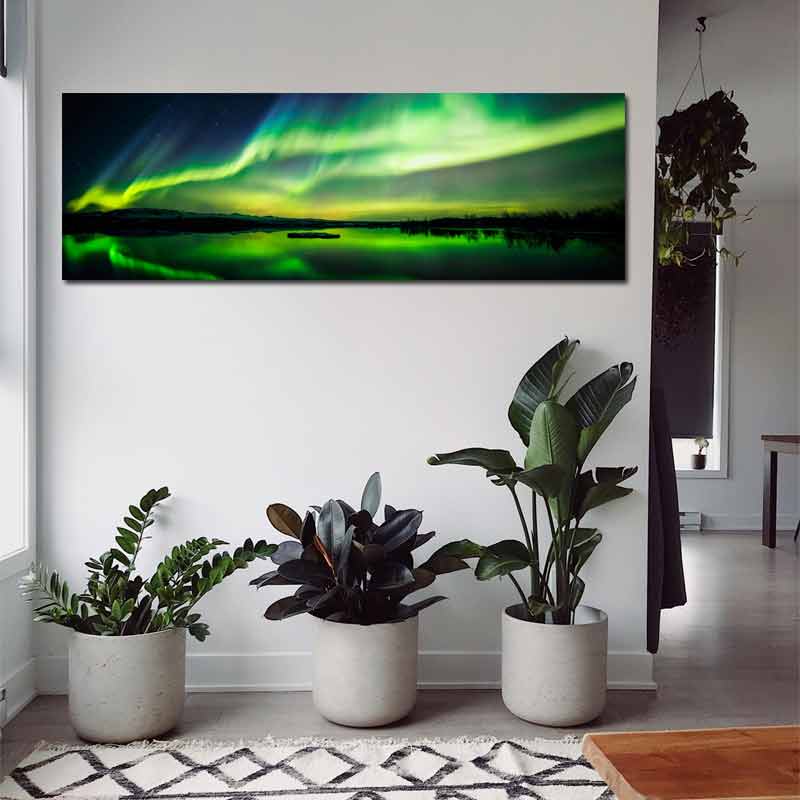 Acheter un Tableau Aurore Boréale