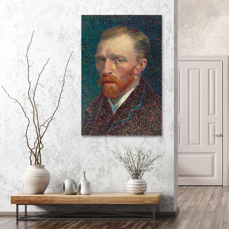 Reproduction sur toile Autoportrait de Vincent Van Gogh
