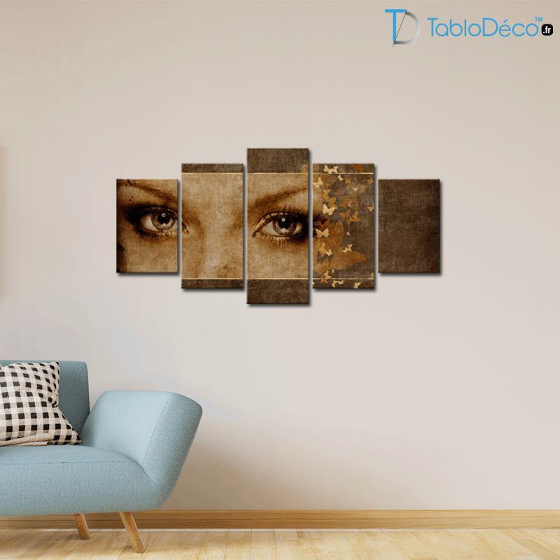 Guide des tailles Tableau avec des Yeux