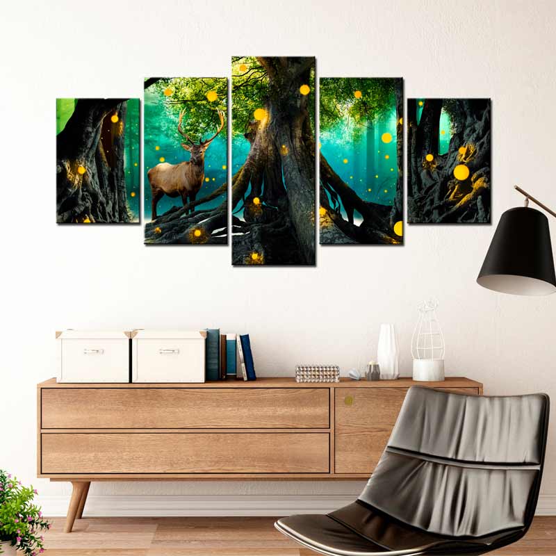 Tableau Décoratif avec un Arbre