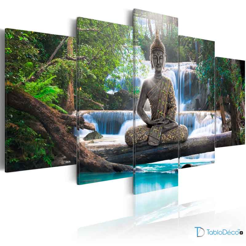 Acheter un Tableau Bouddha 5 pièces - TabloDéco.fr