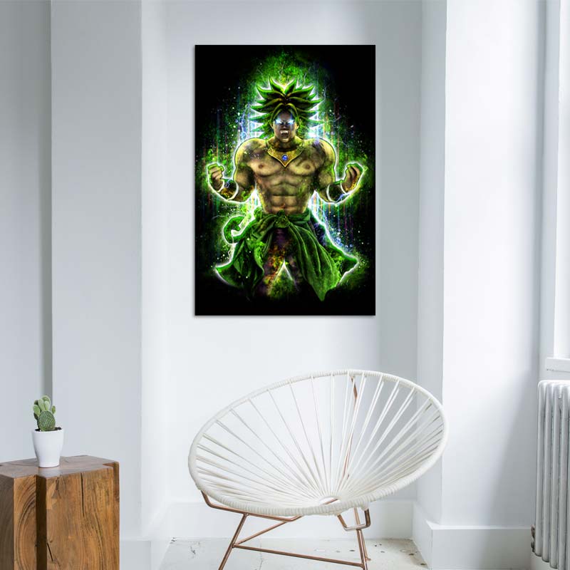 Toile murale de Broly Super Saiyan Berserker